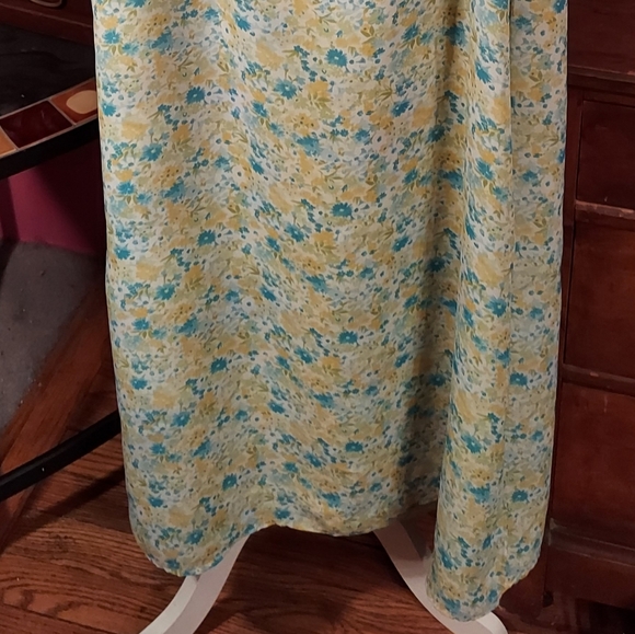 Perfect SPRING/SUMMER REVERSIBLE DRESS & Jacket LARGE (Womans 12) Rayon/Linen - Picture 8 of 11